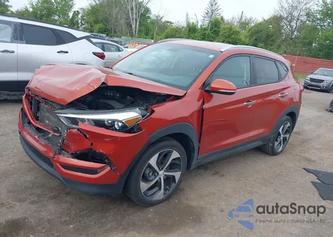 2016 Hyundai Tucson Limited z USA, uszkodzony, nr VIN KM8J33A24GU147448